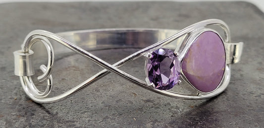 Handmade Sterling Stone Bracelet