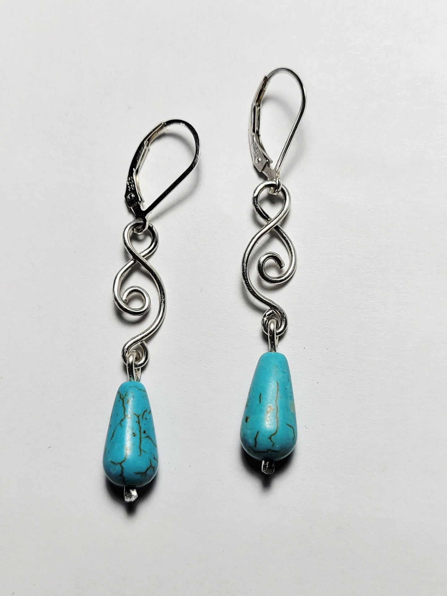 Sterling Turquoise Earrings