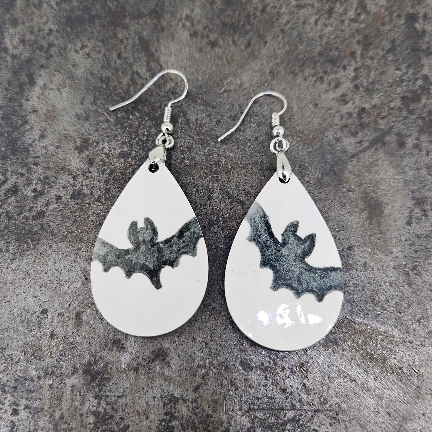 Hand Drawn Wooden Sublimation Earrings