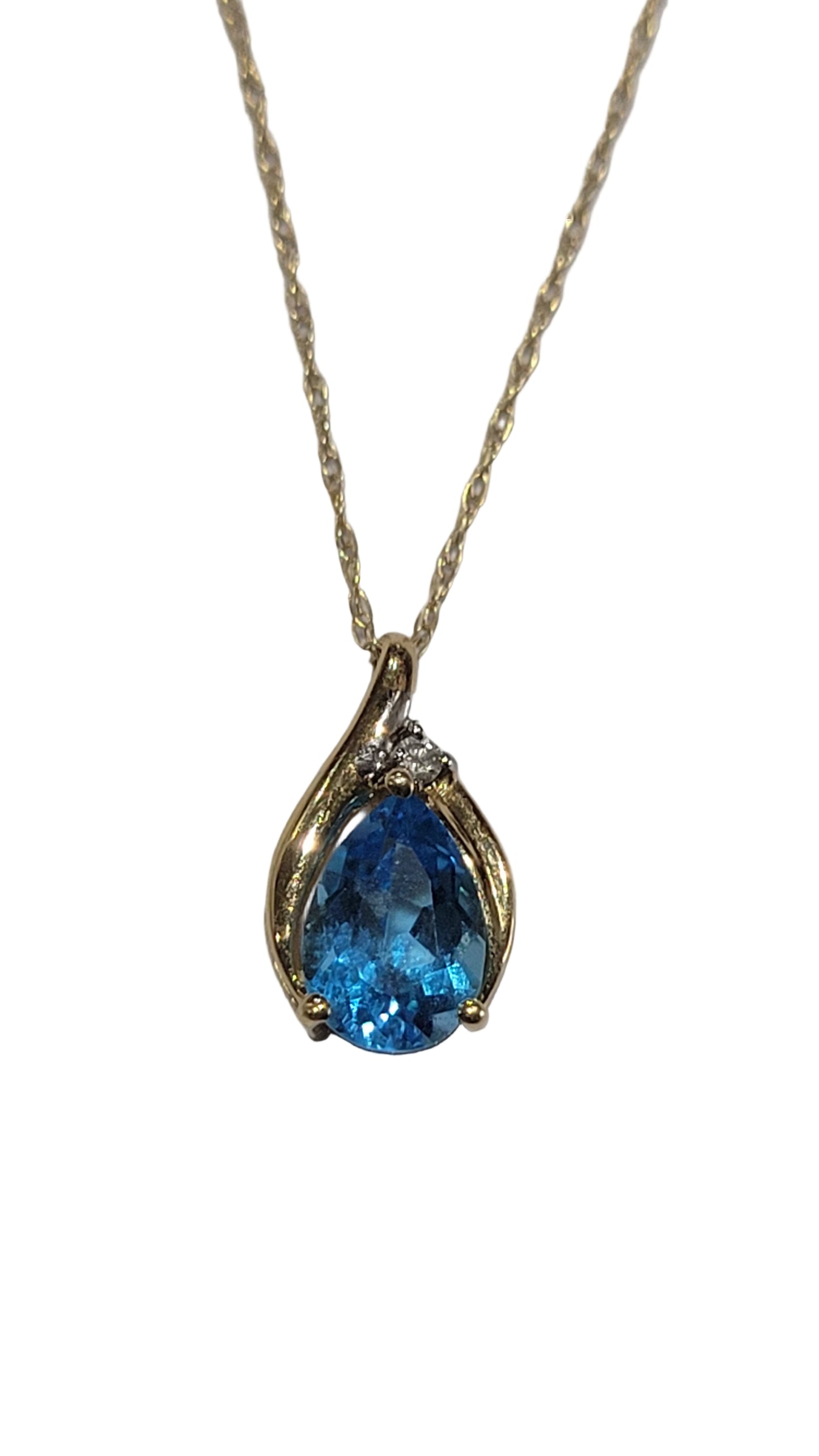 Blue Topaz Necklace