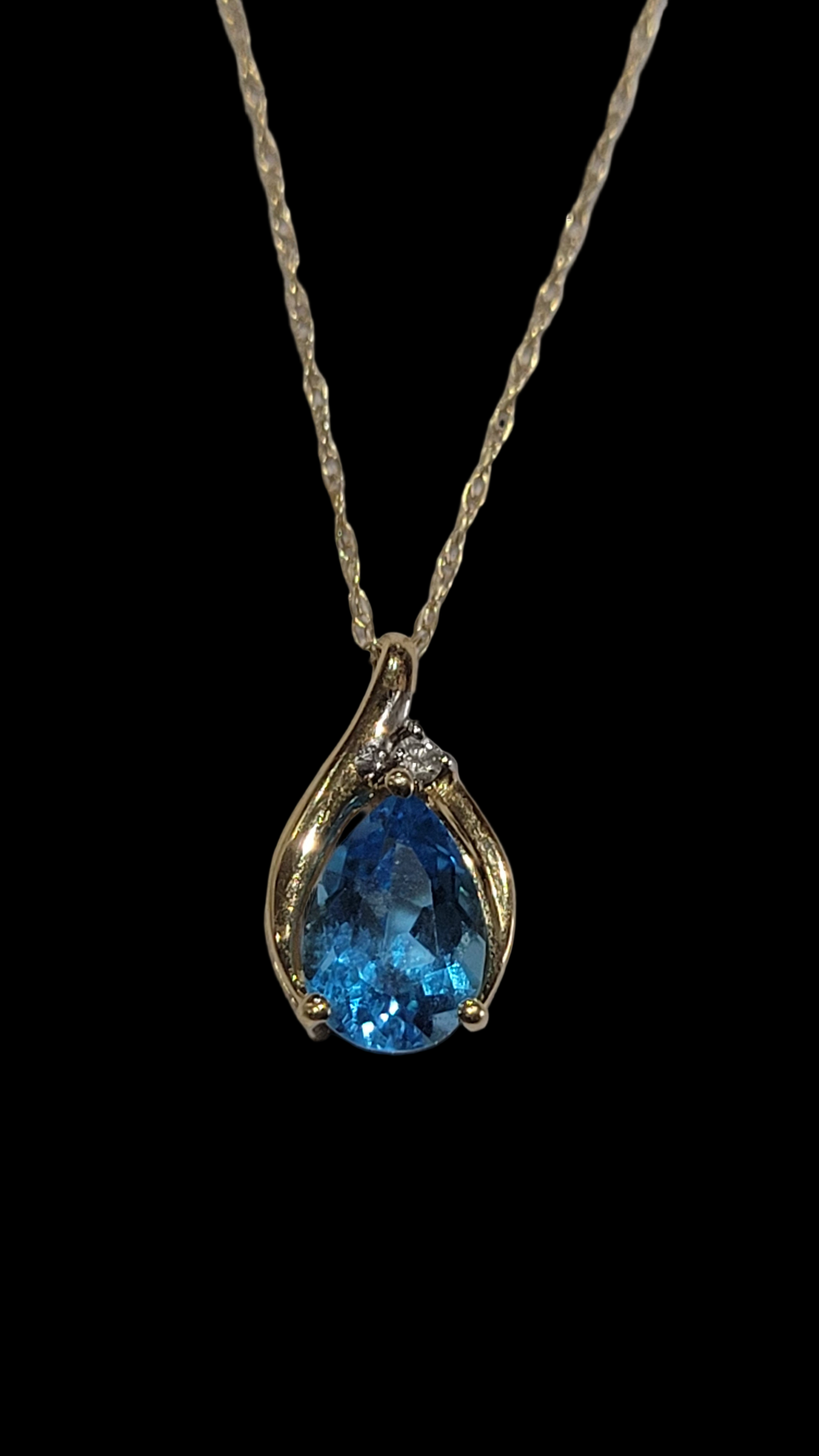 Blue Topaz Necklace