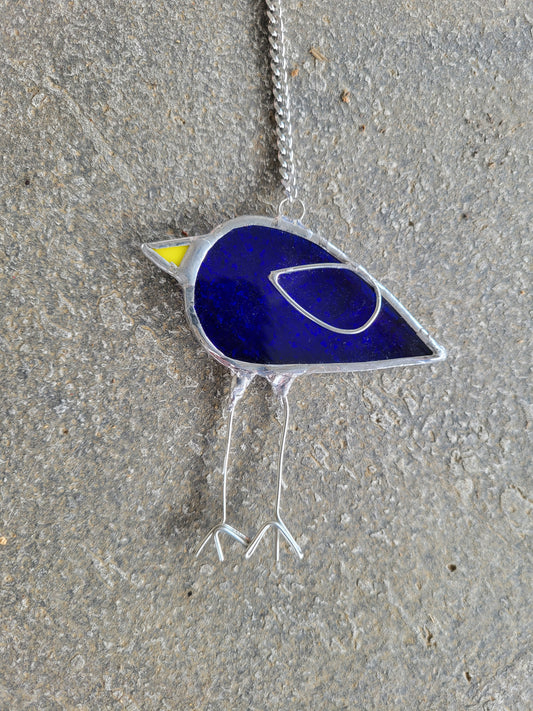 Handmade Stained Glass Bird Suncatcher