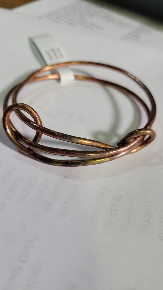 Handmade Flame Painted Bracelet