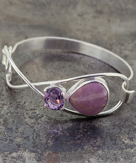 Handmade Sterling Stone Bracelet
