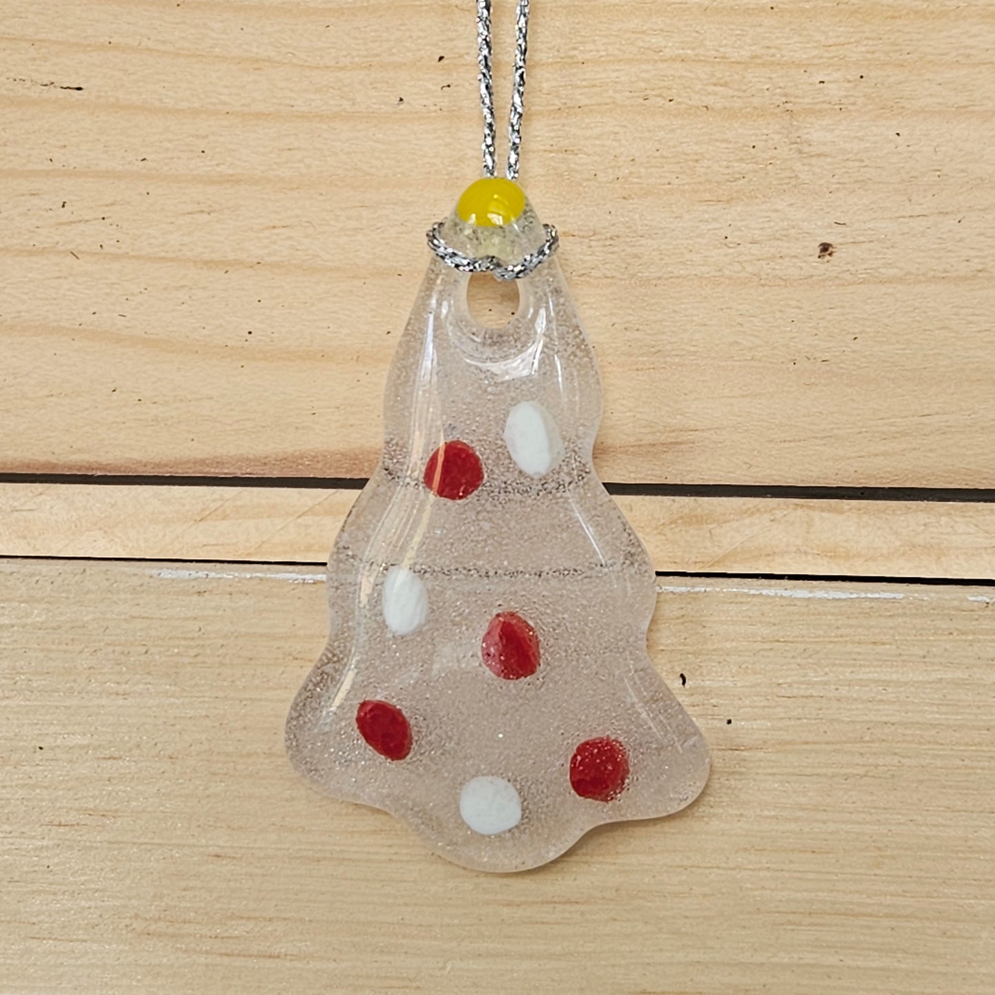 Small Christmas Tree Ornaments with Ribbon