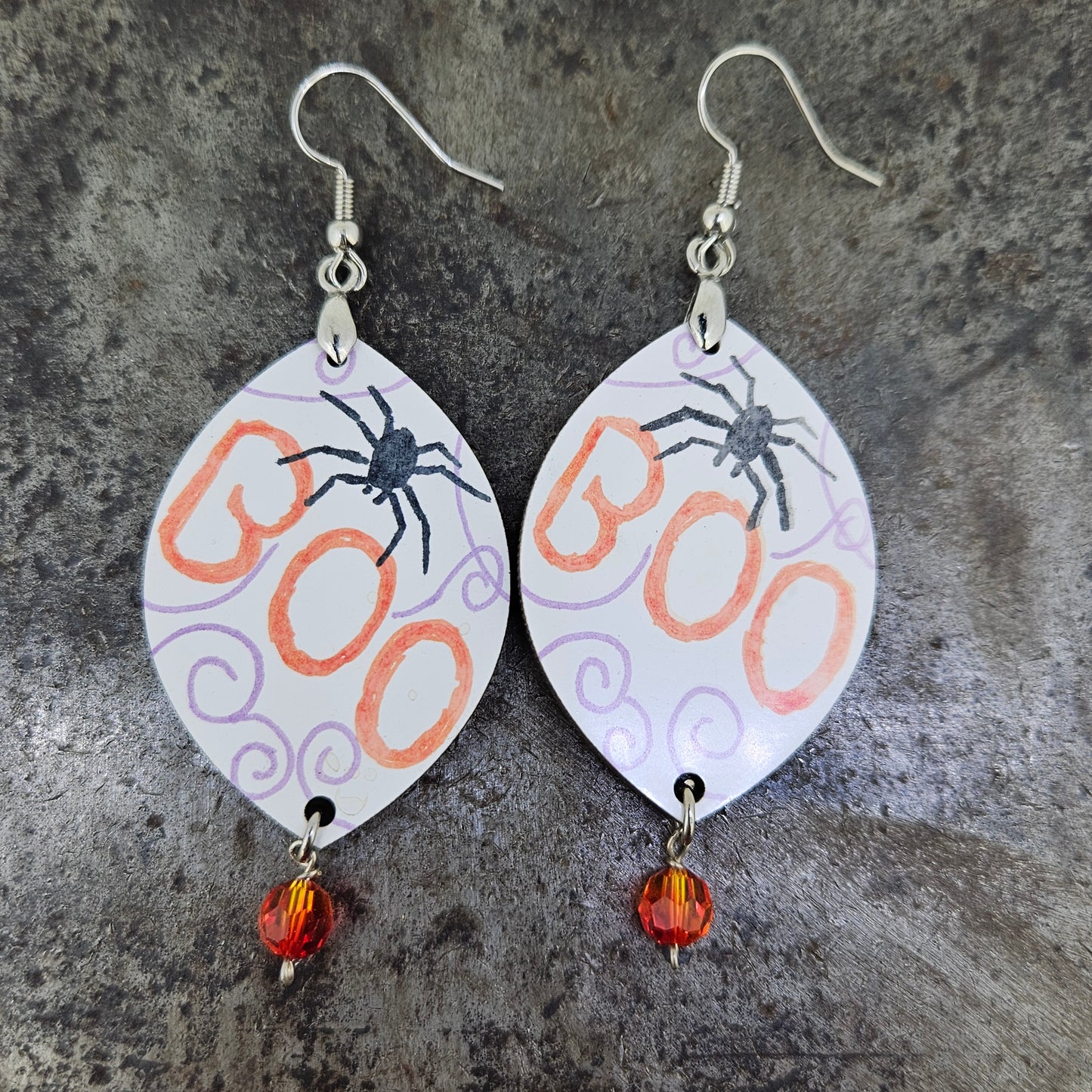 Hand Drawn Wooden Sublimation Earrings
