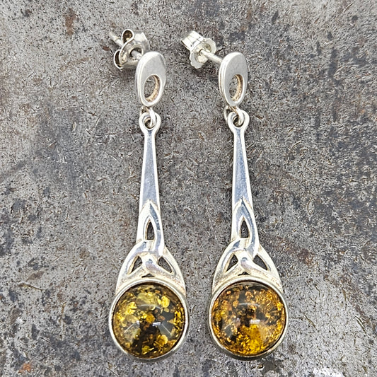 Amber Dangle Earrings  $65.00