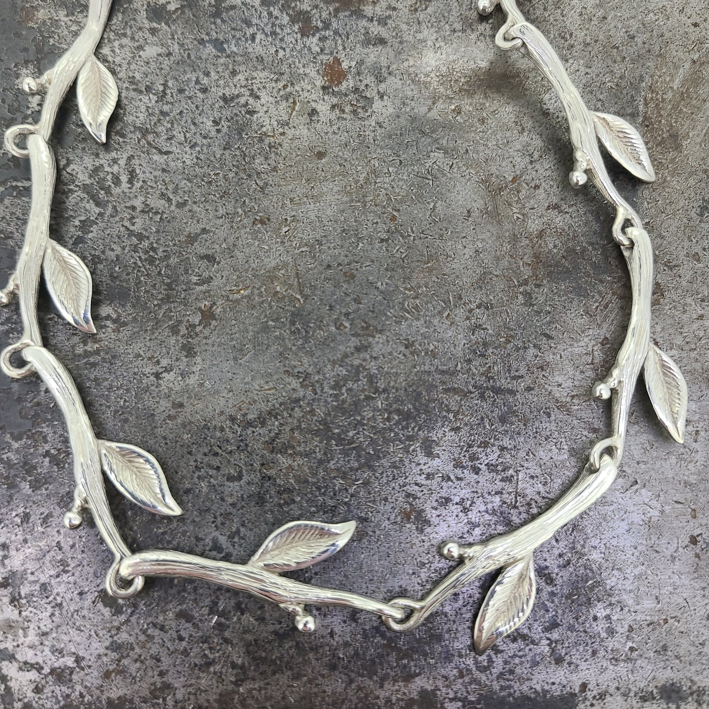 Handmade Leaf/Tree Necklace