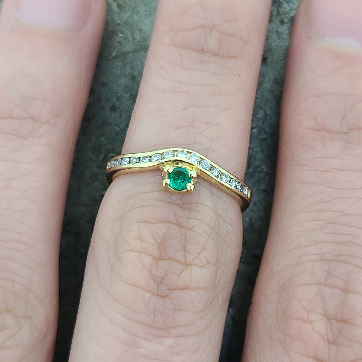 Emerald and Diamond Band