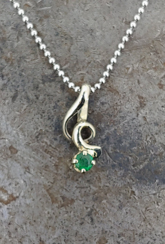 Handmade Emerald Pendant