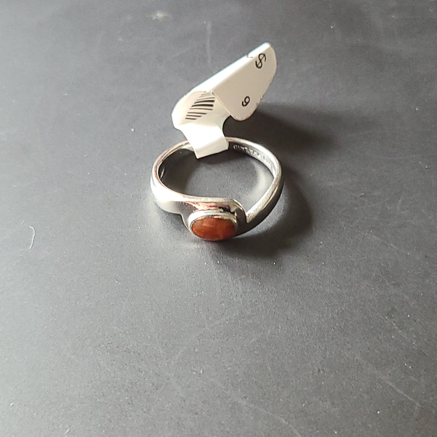 Synthetic Red Jasper Ring