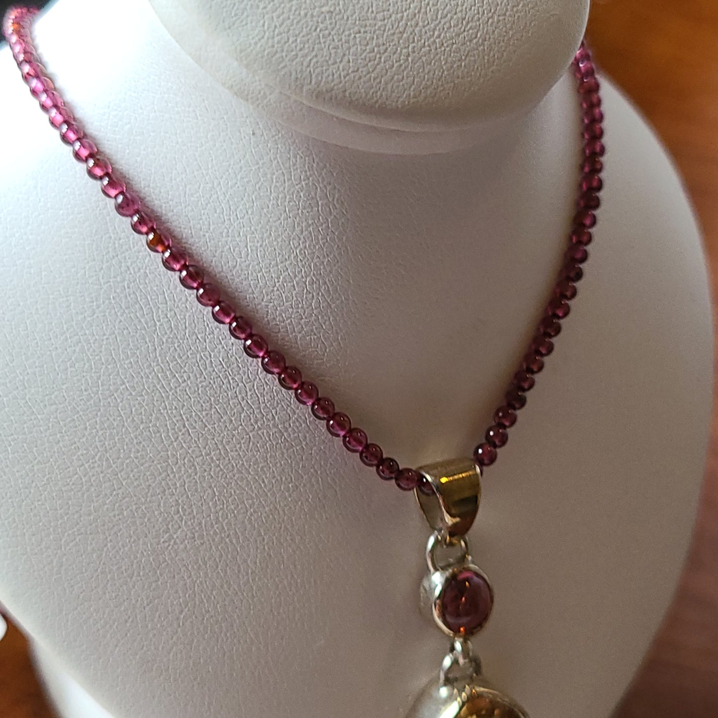 Garnet Bead Chain