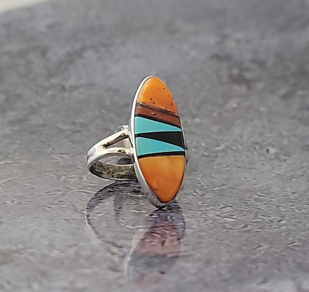 Sterling Inlay Ring