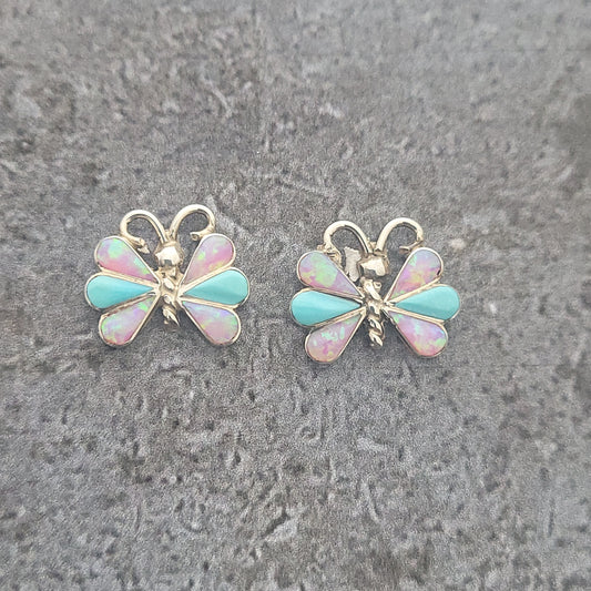 Sterling Butterfly Earrings