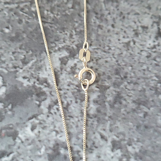 18" Sterling Silver Box Chain