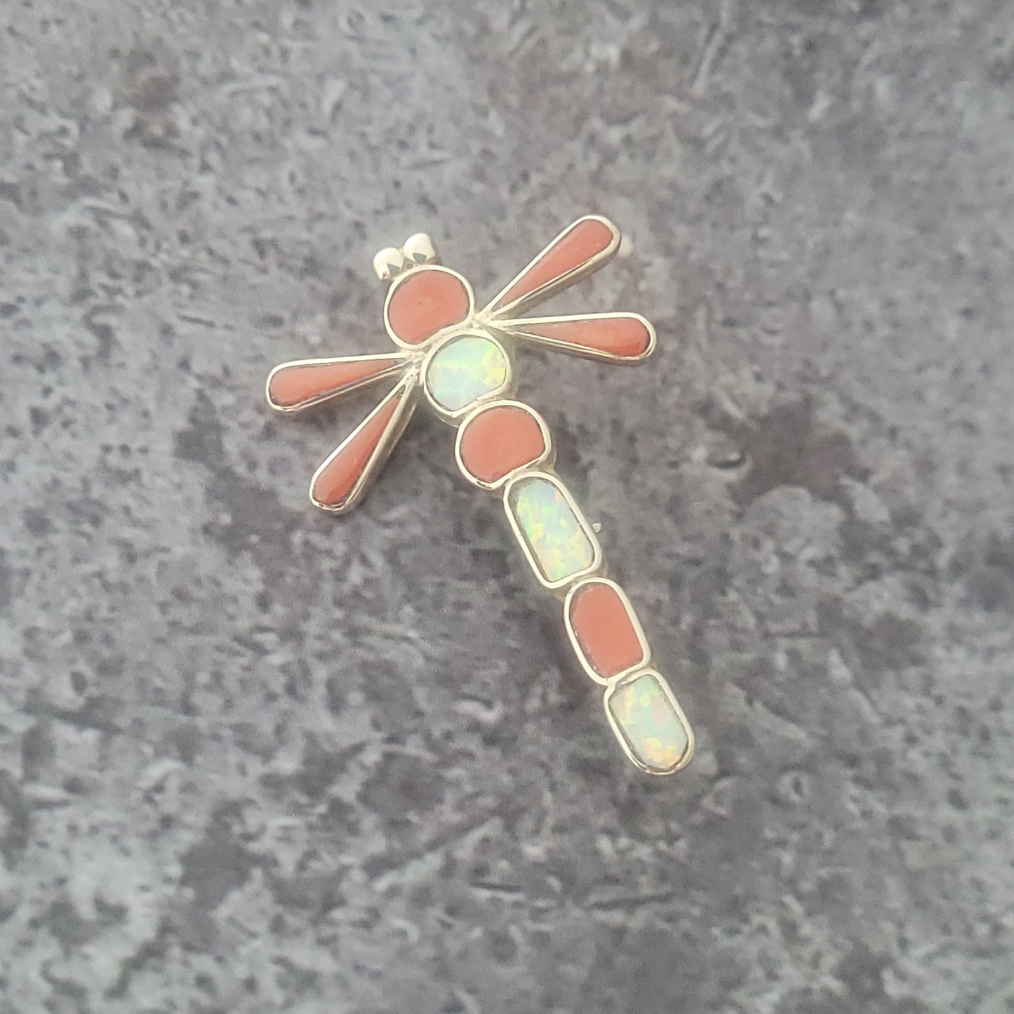Sterling Dragonfly Pin