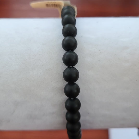 Onyx stretch bracelet