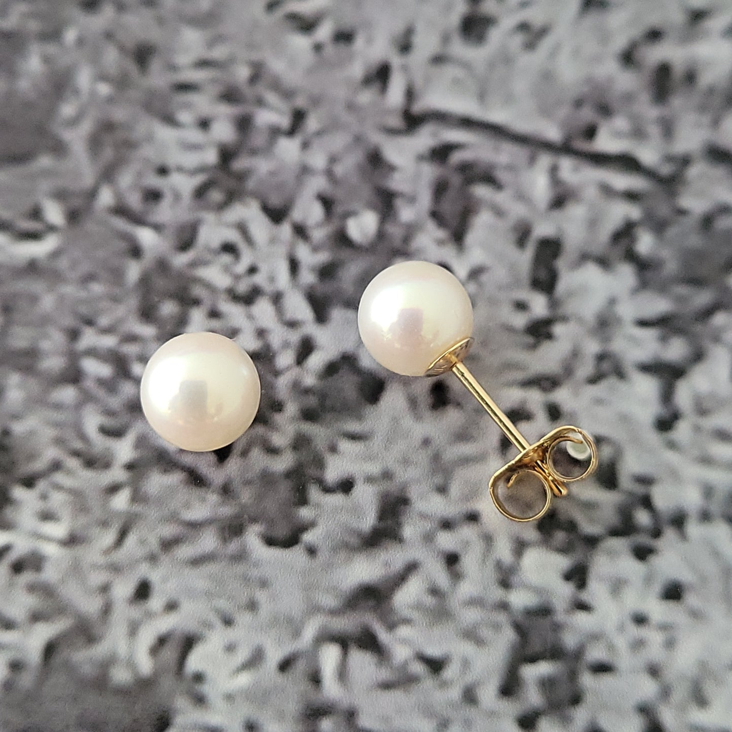 6mm Cultured Pearl Earrings