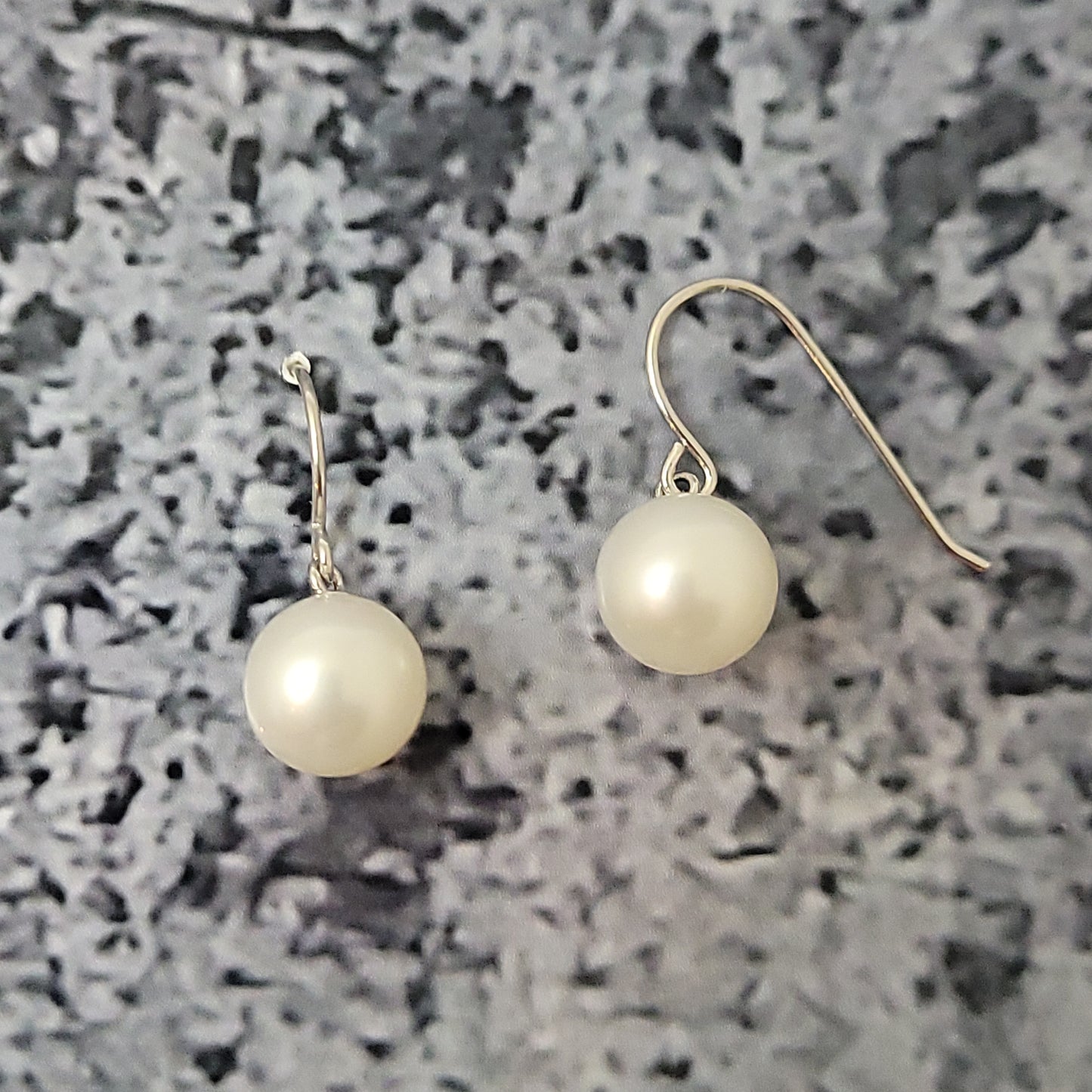 8.5mm Sterling Pearl Earrings