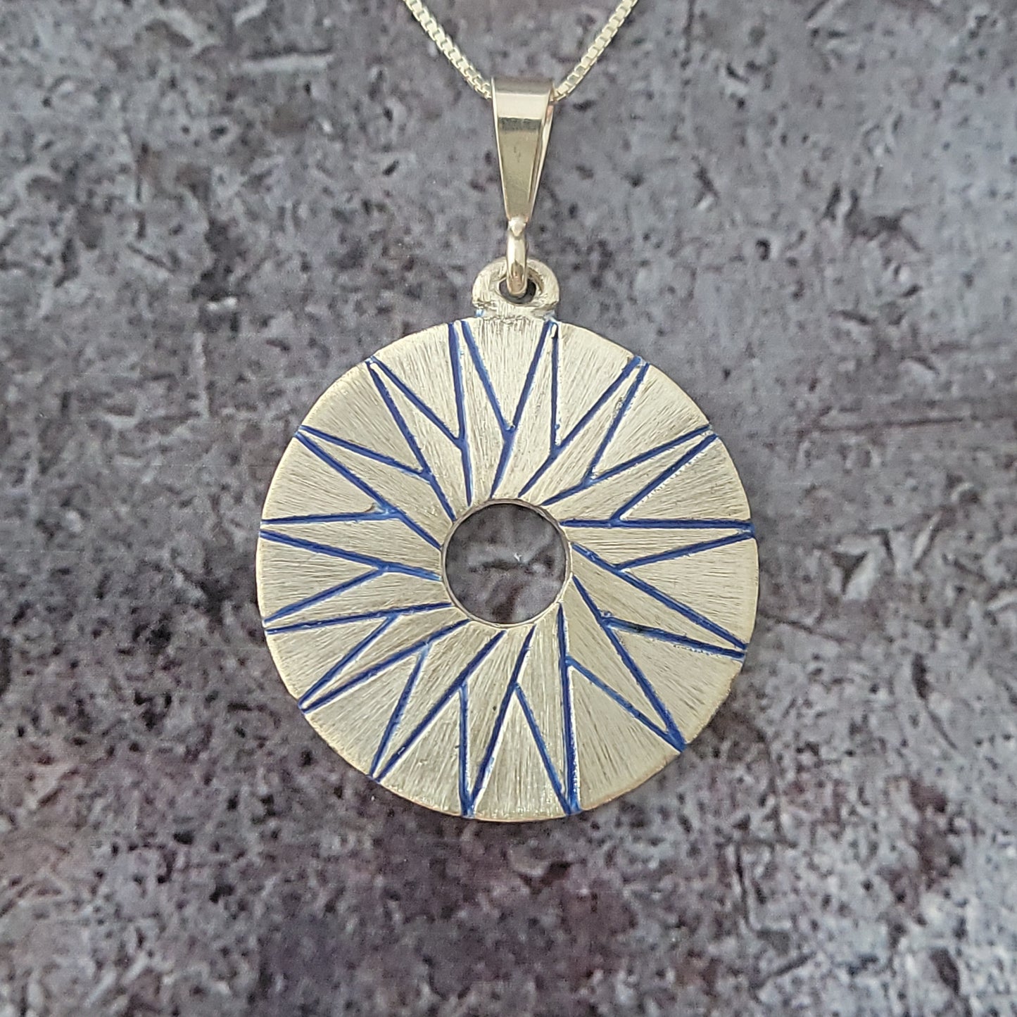 Star Millstone with Blue Pendant