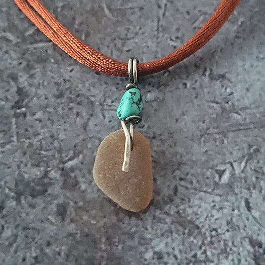 Small Genuine Sea Glass Necklace