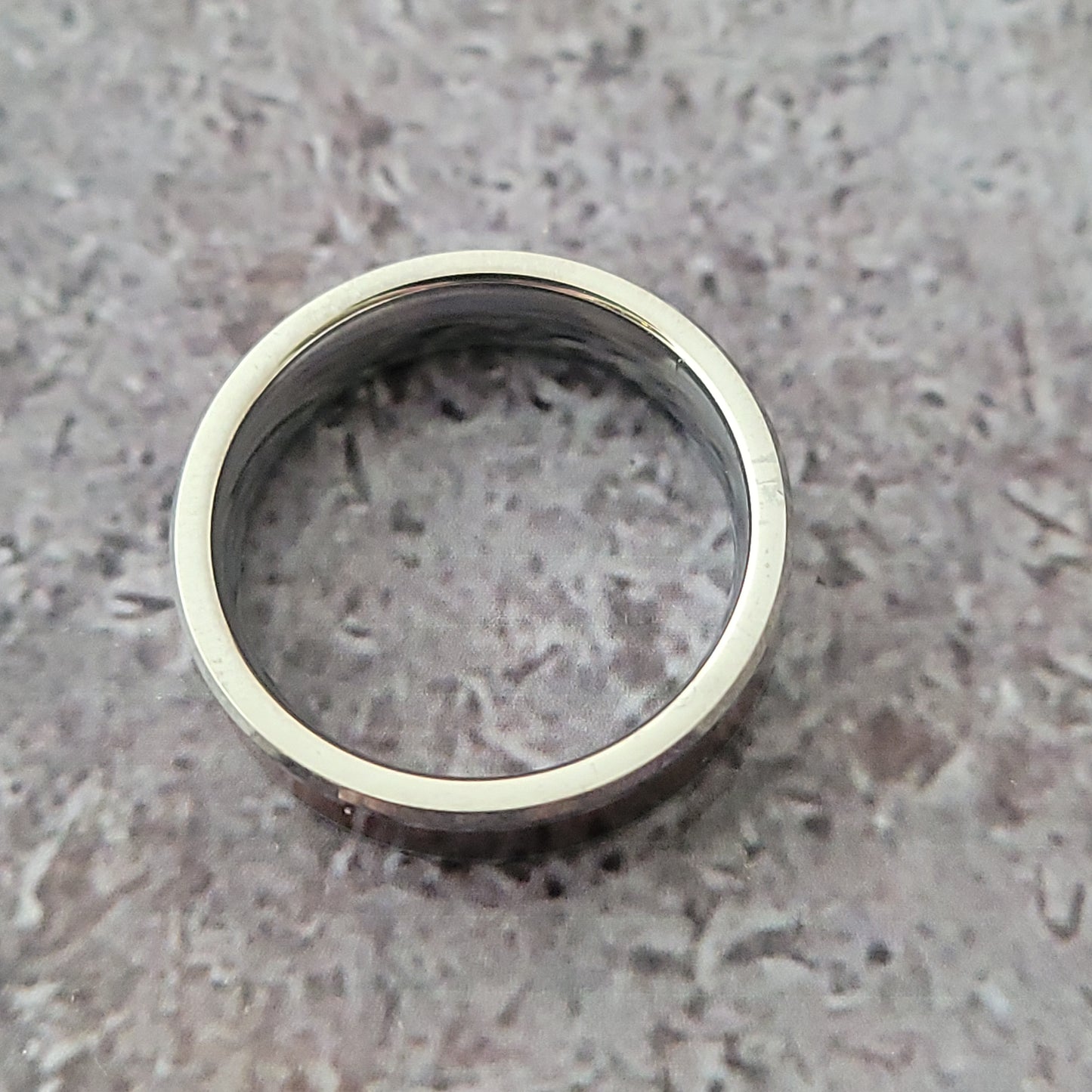 Tungsten and Wood Band, size 8