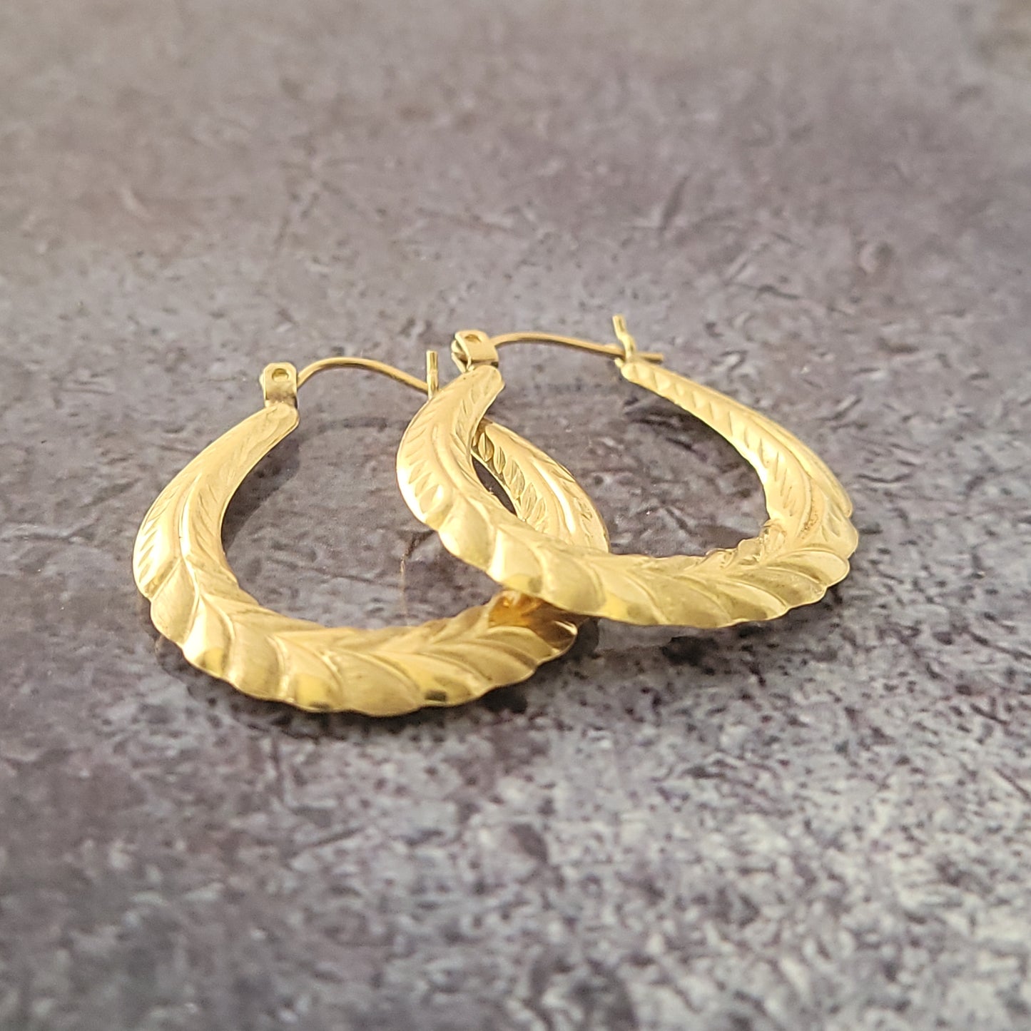 Gold Hoop Earrings