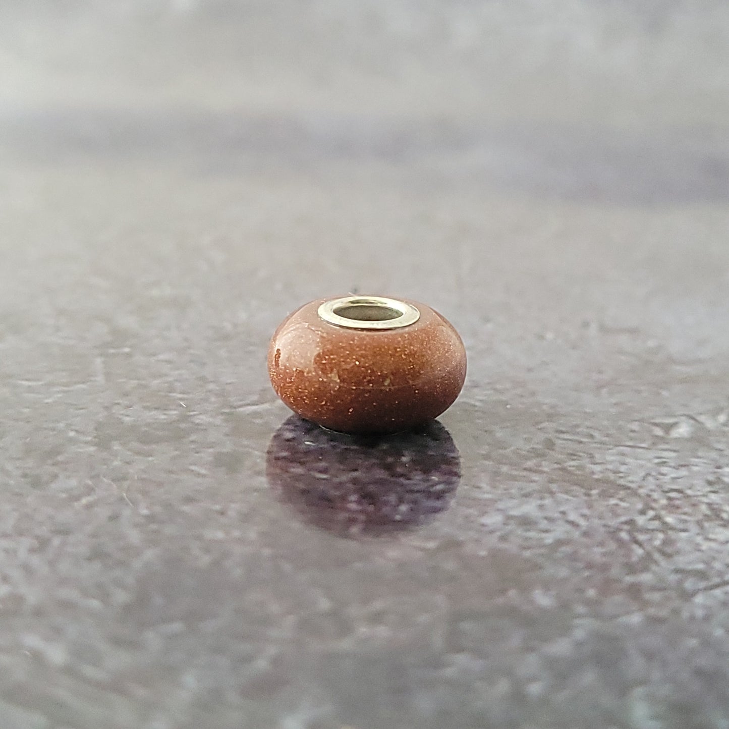 Sterling Stone Bead