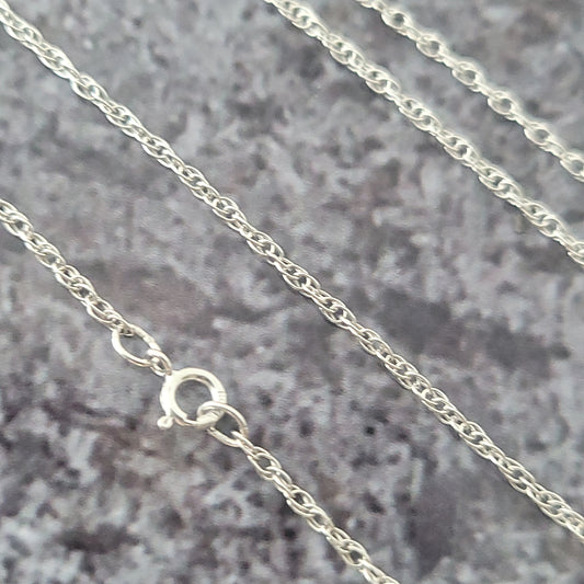 18" 14k Cable Rope Chain