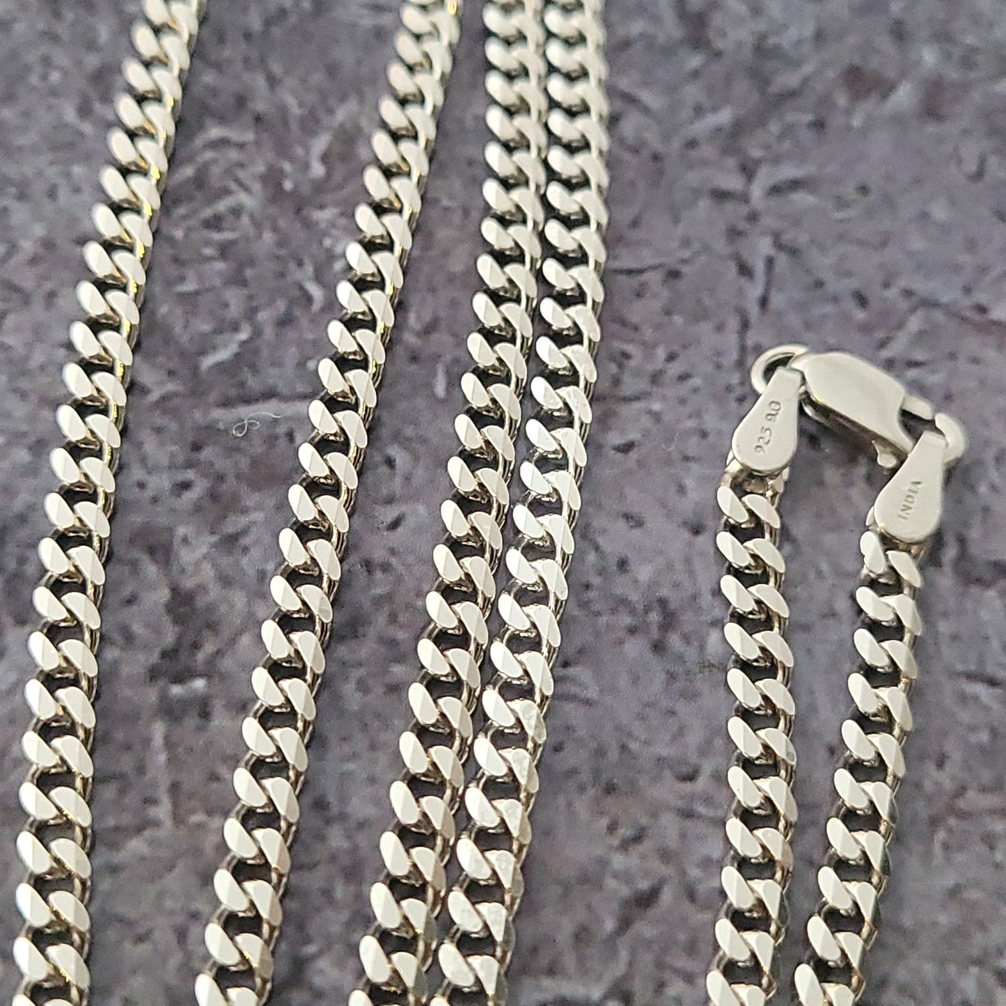 Sterling Curb Chain 20"