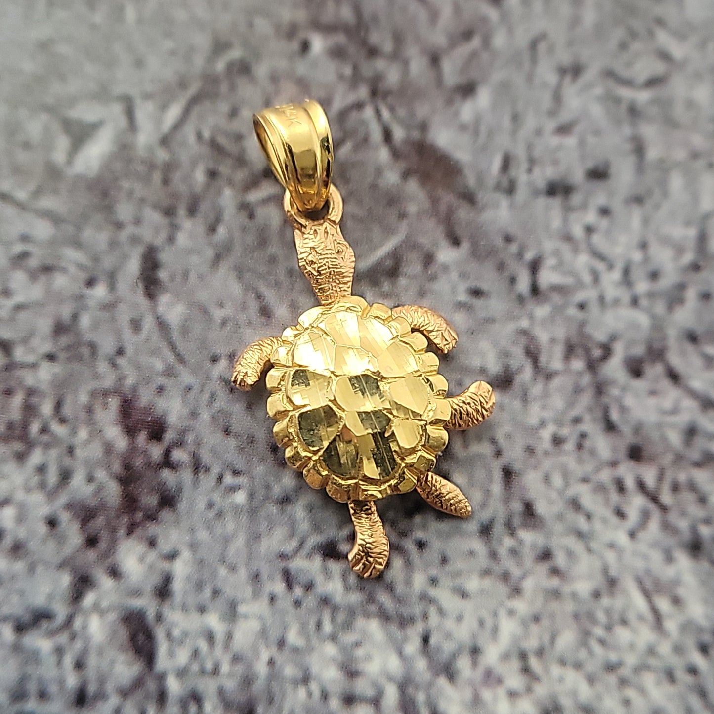 Gold Turtle Charm