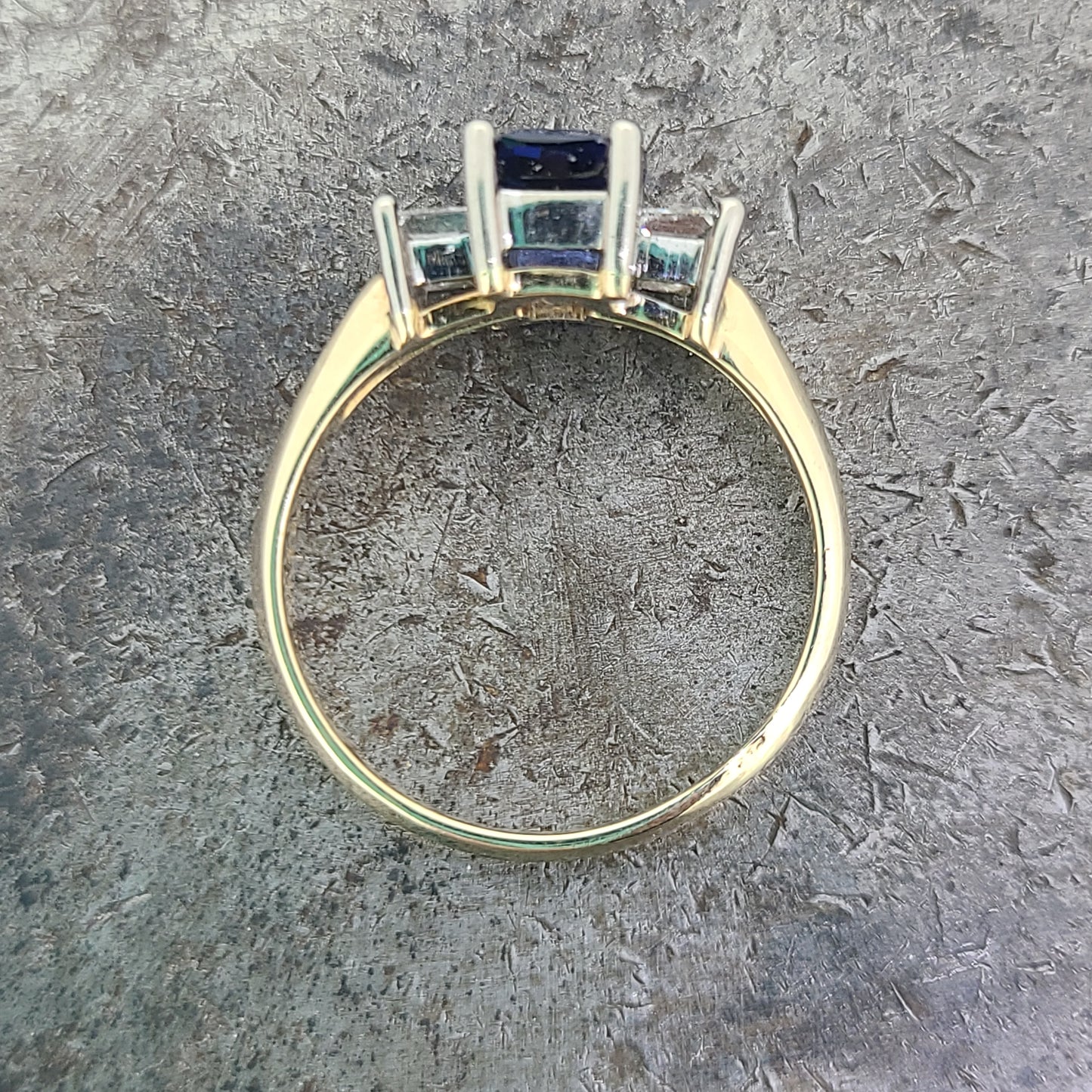 Sapphire and Diamond Ring