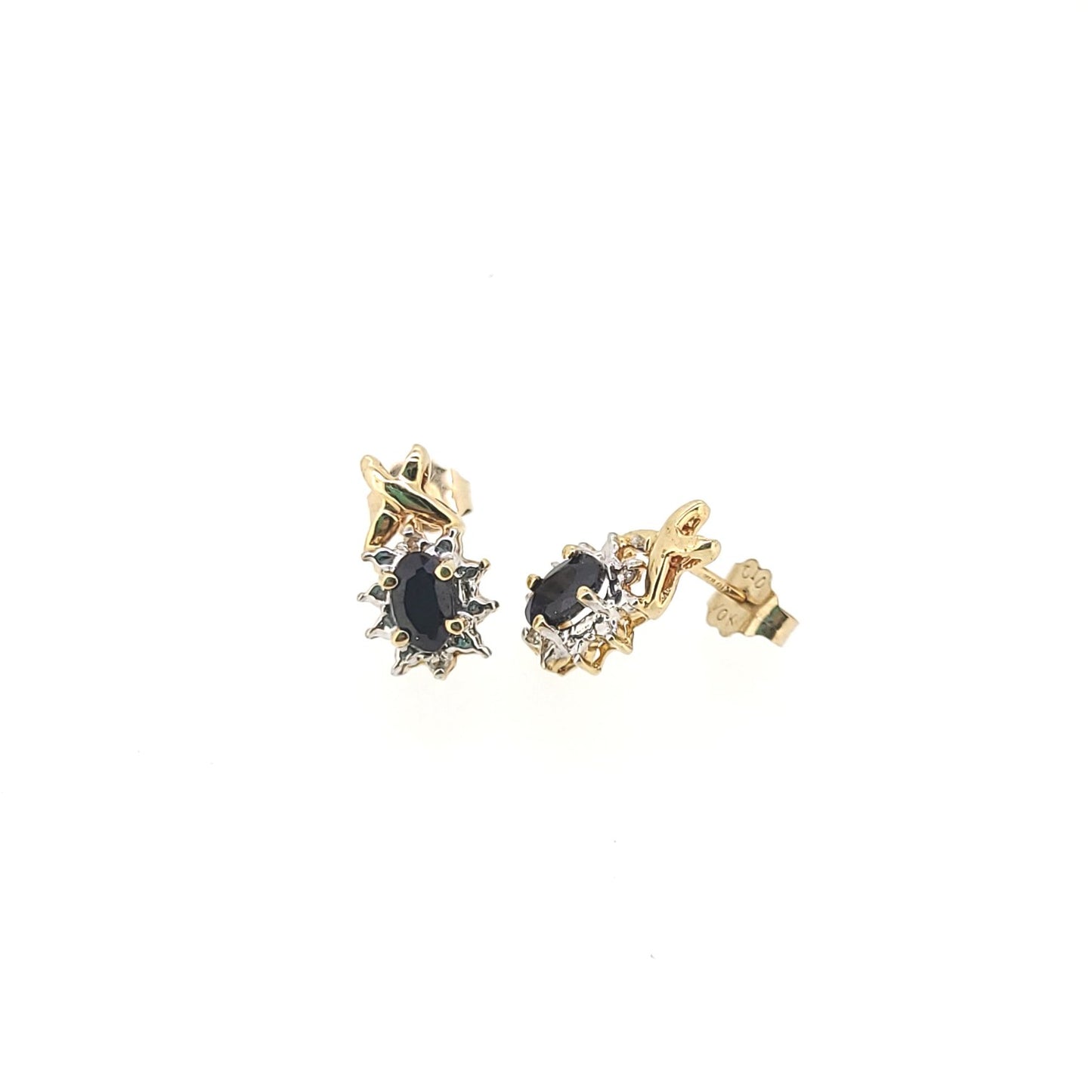 Black Onyx Stud Earrings