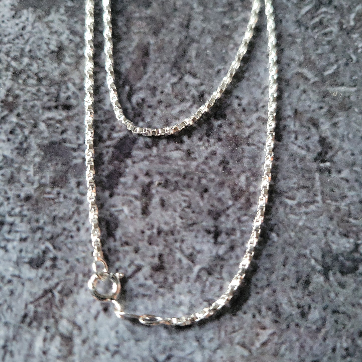 Sterling Twisted Box Chain 18''