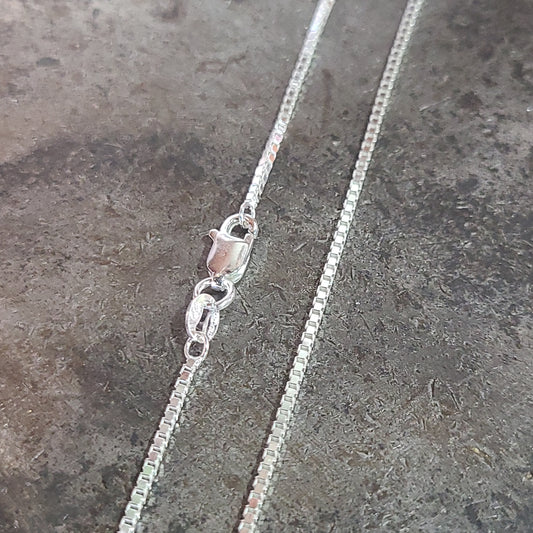 20" Sterling Box Chain