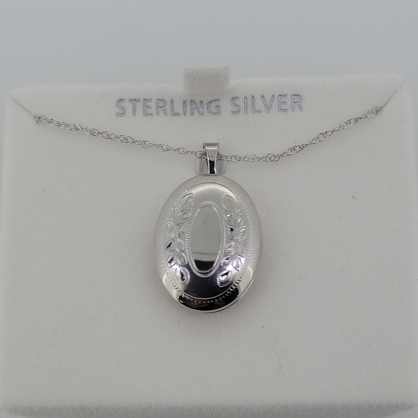 Sterling Silver Locket Necklace