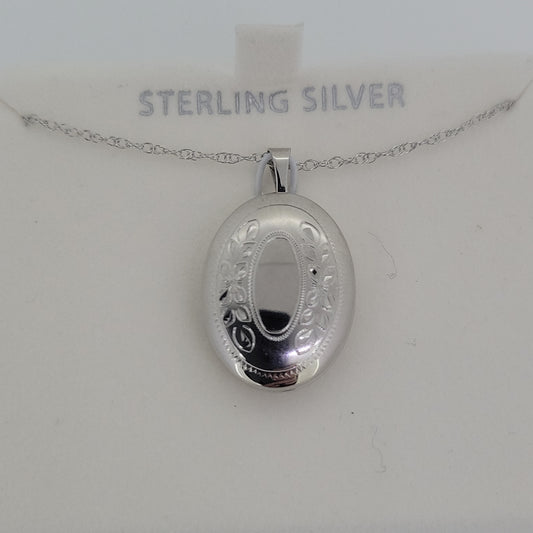 Sterling Silver Locket Necklace