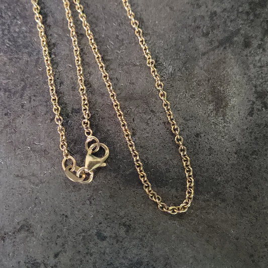 14k 16" Cable Chain