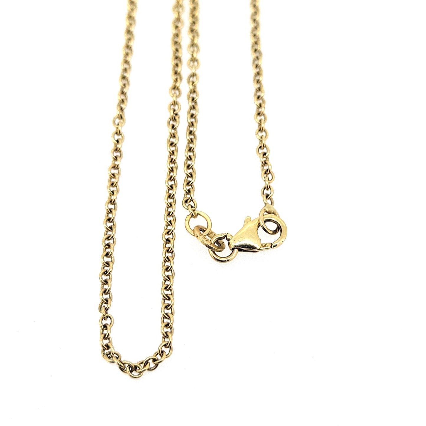 14k 16" Cable Chain