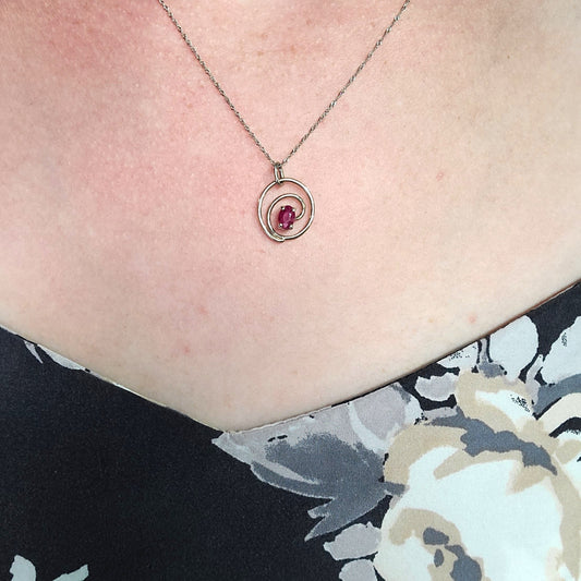 Handmade Ruby Necklace