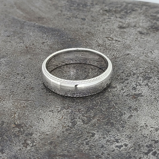 Size 11 Sterling Silver Band