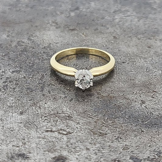 0.39ct Solitaire Engagement Ring