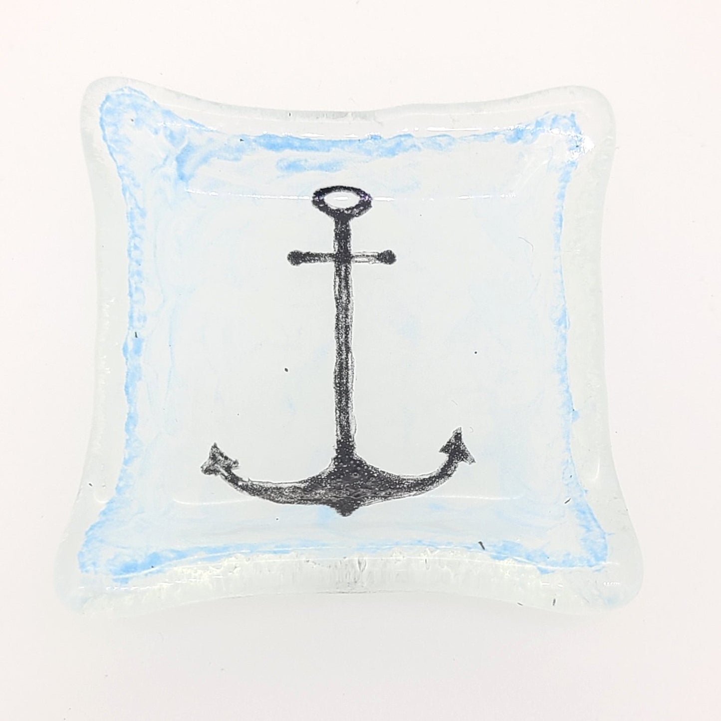 Fused Glass Anchor Dish