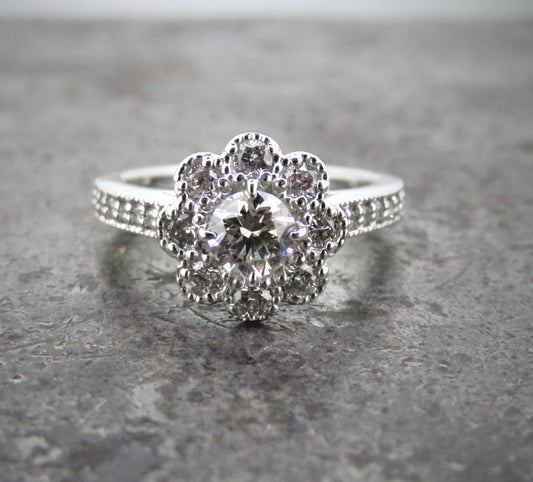 Platinum & Diamond Engagement ring